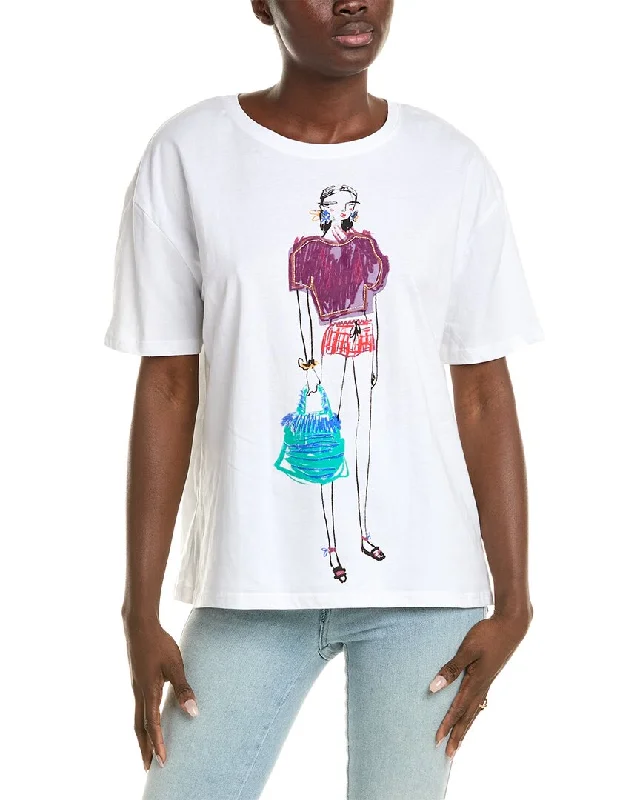 SERENETTE Graphic T-Shirt Ride The Style Wave