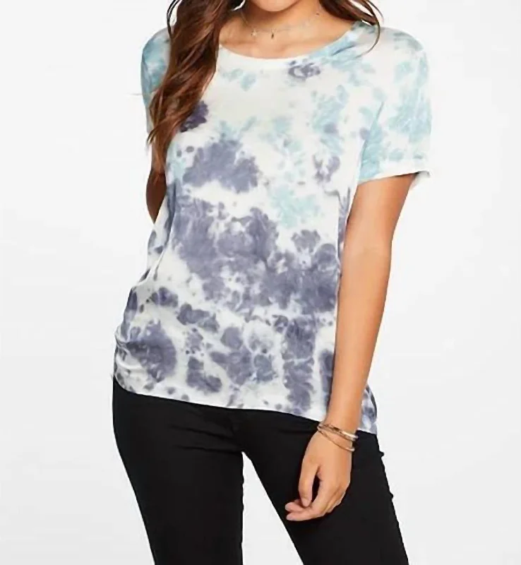 Silky Short Sleeve Tee In Tie Dye Limited Time Offers