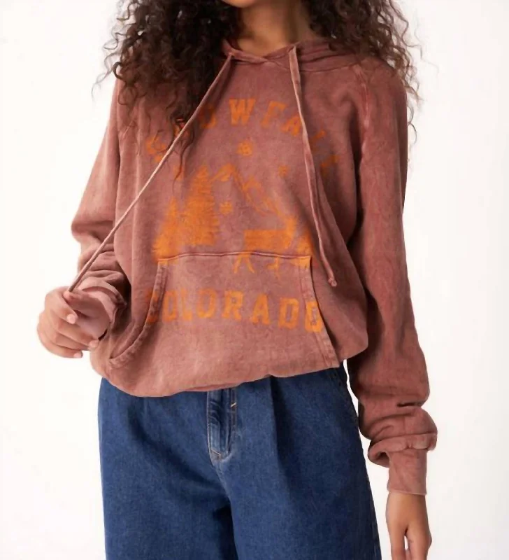 Snowfall Sweatshirt In Chestnut Shop Our Looks