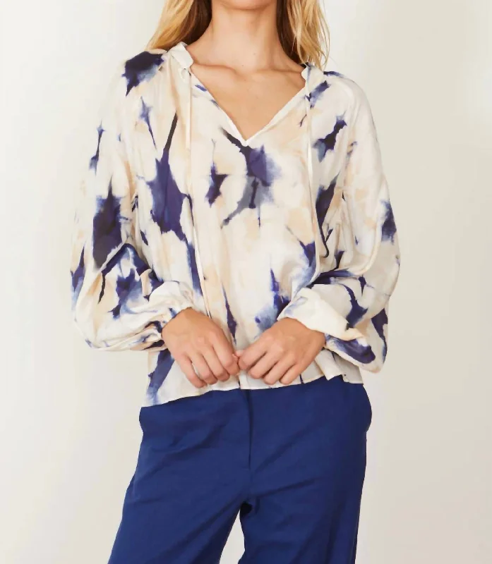 Sophie Top In Java Tie Dye Fashion Essentials