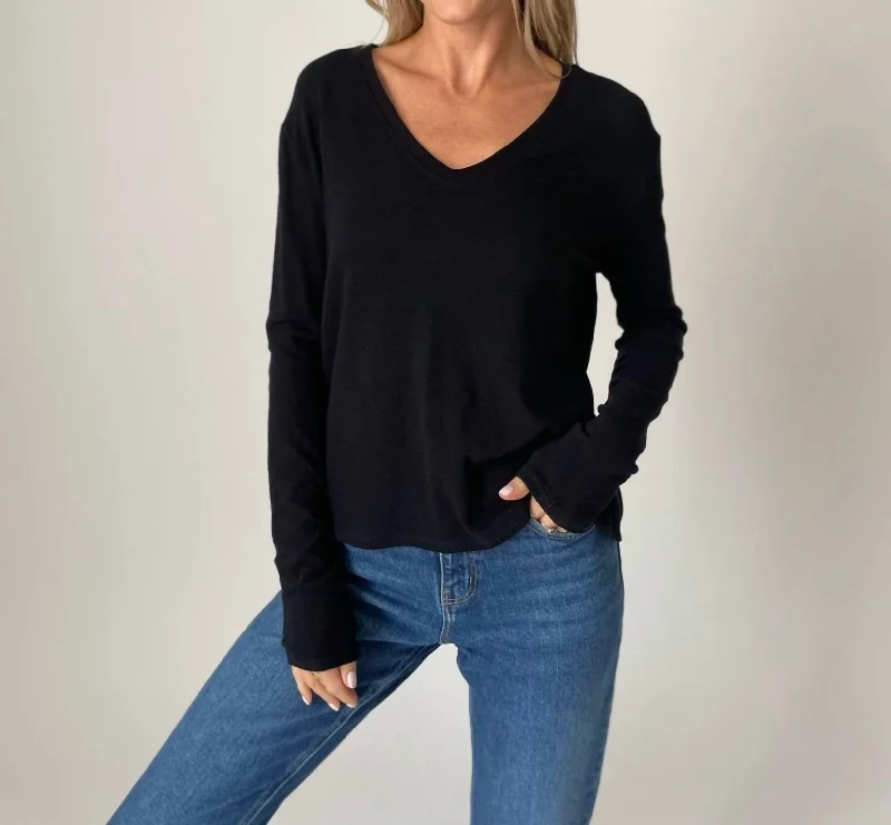 Stacy Cross Back Top In Black Must-Have Styles