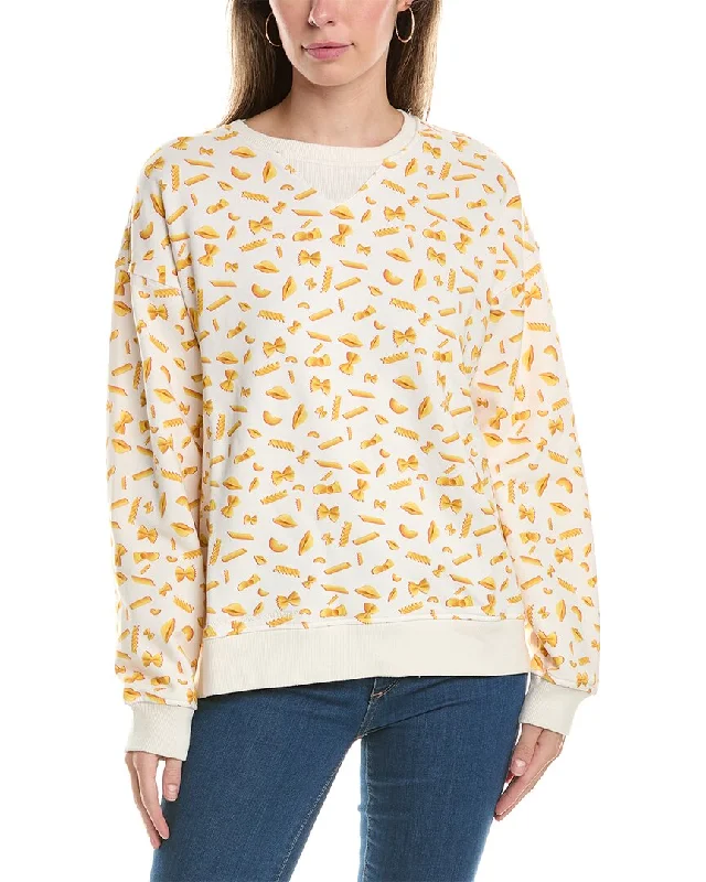 Terez Classic Printed Crewneck Sweatshirt Fashion Sale