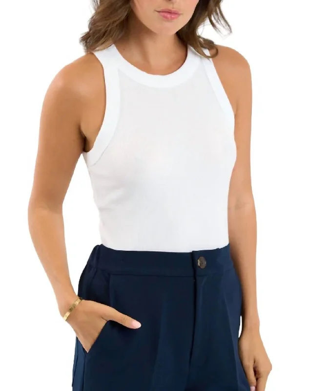 Turner Tank In White Season Sale