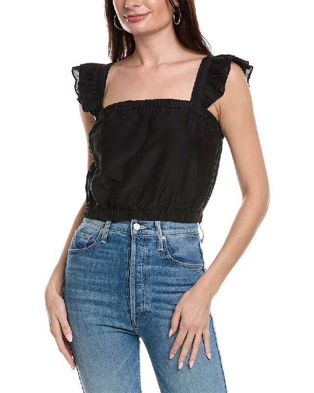 Velvet by Graham & Spencer Silk-Blend Top Limited Styles