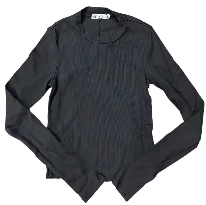 Women's 2X1 Longsleeve Top In Black Fashion-Forward