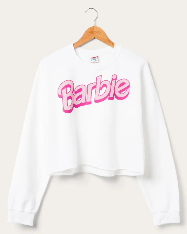 Women's Barbie Cropped Flea Market Fleece Coastal Beach - Inspired Style