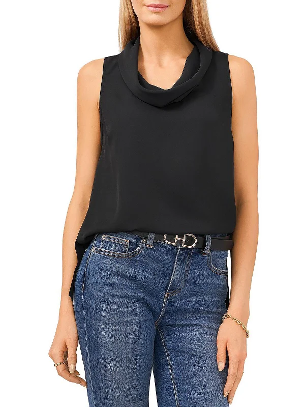 Womens Cowl Neck Hi-Low Blouse You'Ll Love Us Because