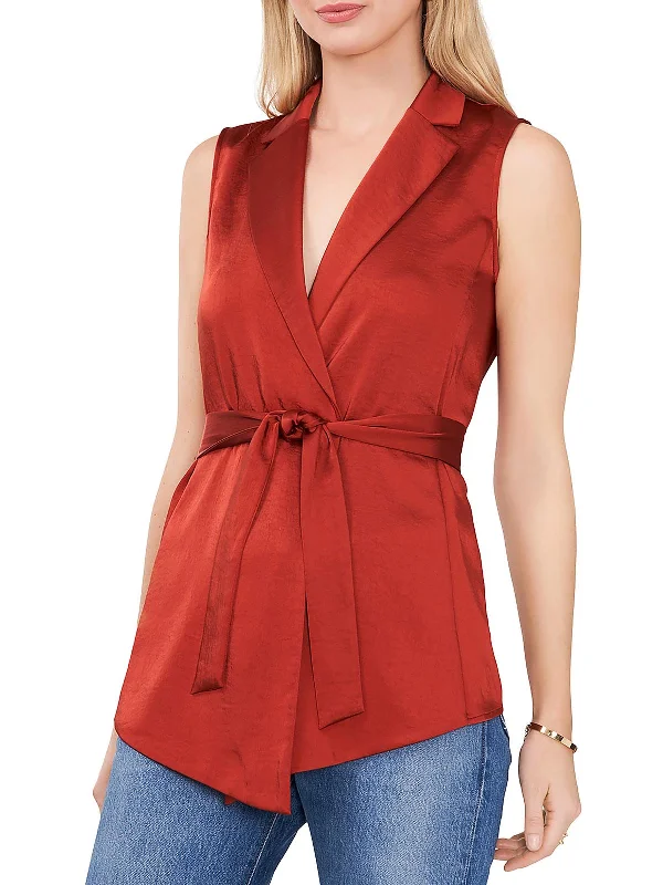 Womens Evening Collar Casual Vest Elevate Your Wardrobe