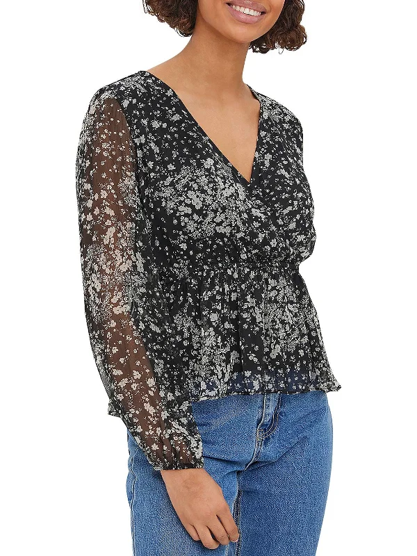 Womens Floral Fall Pullover Top Wardrobe Upgrade