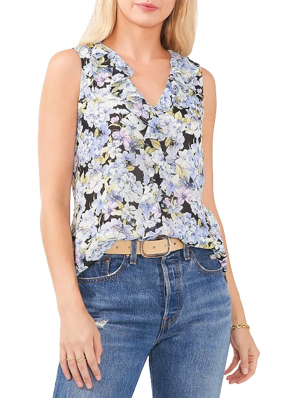 Womens Floral Top Shell Boutique Styles