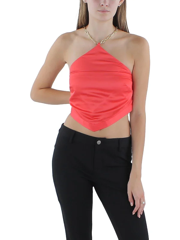 Womens Gypset Scarf Open Back Halter Top Clearance Sale, All Cheap