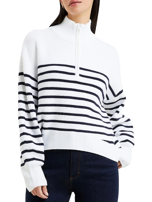 winter white/dark stripe