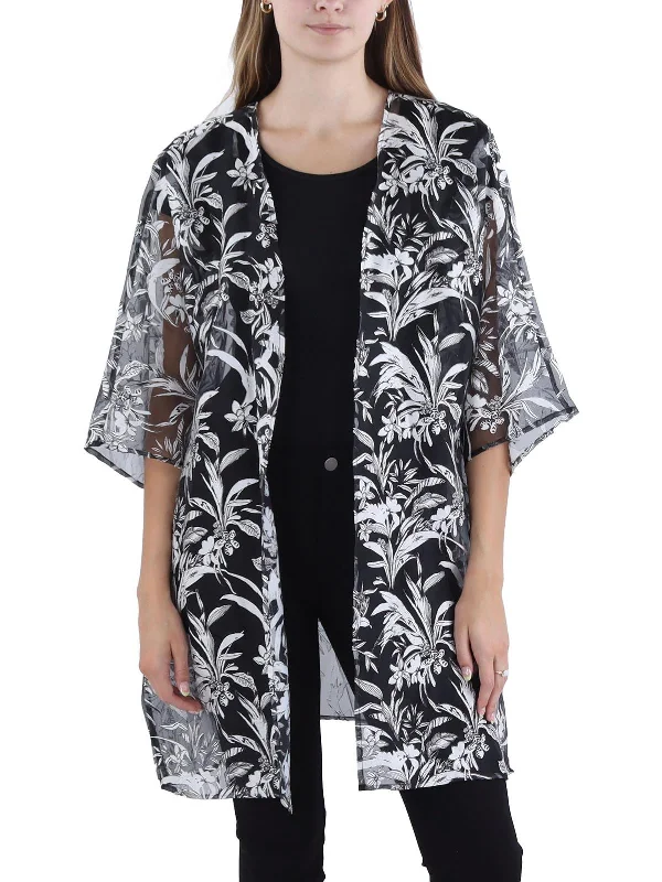 Womens Oversized Open Front Kimono Exquisite Craftsmanship