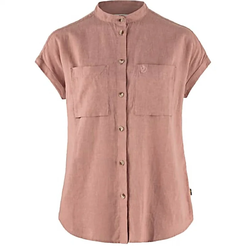 Women's Ovik Hemp Shirt In Dustyrose First Order Discount