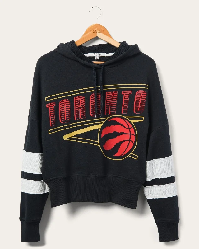 Women's Raptors Overtime Striped Fleece Hoodie Limited - Edition Drops