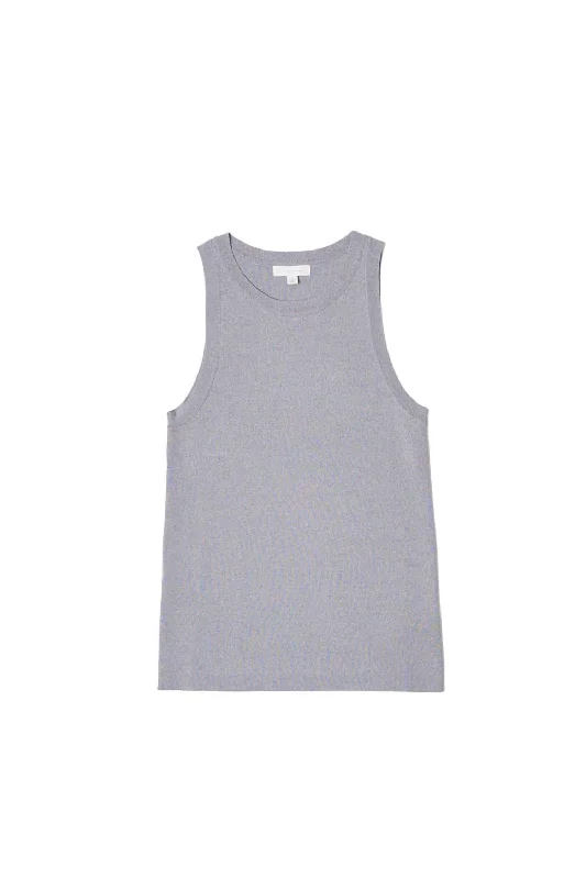 Women's Signy Top In Heather Grey Chic Everyday Wear