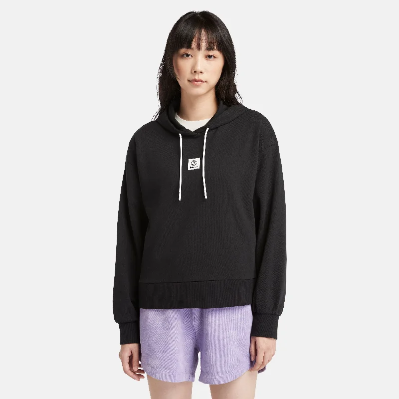 Women's Stack Logo Loop Back Hoodie Discount Extravaganza