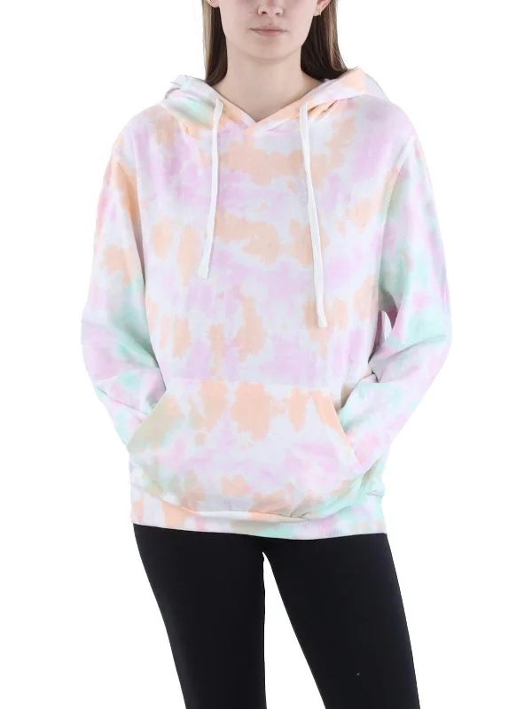 Womens Tie Dye Long Sleeve Hooded Sweatshirt Unbeatable Prices