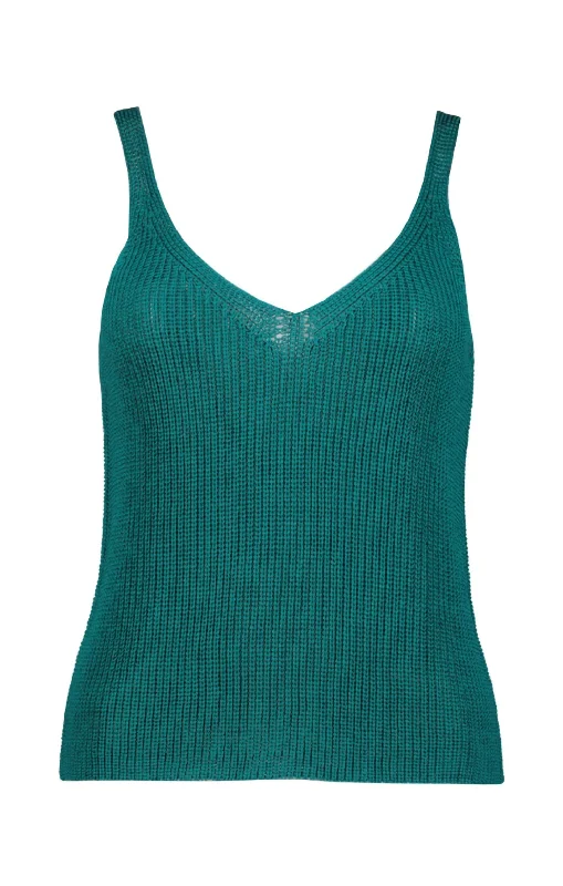 Women's Tulum Sweater Tank Top In Seaglass Special Offer