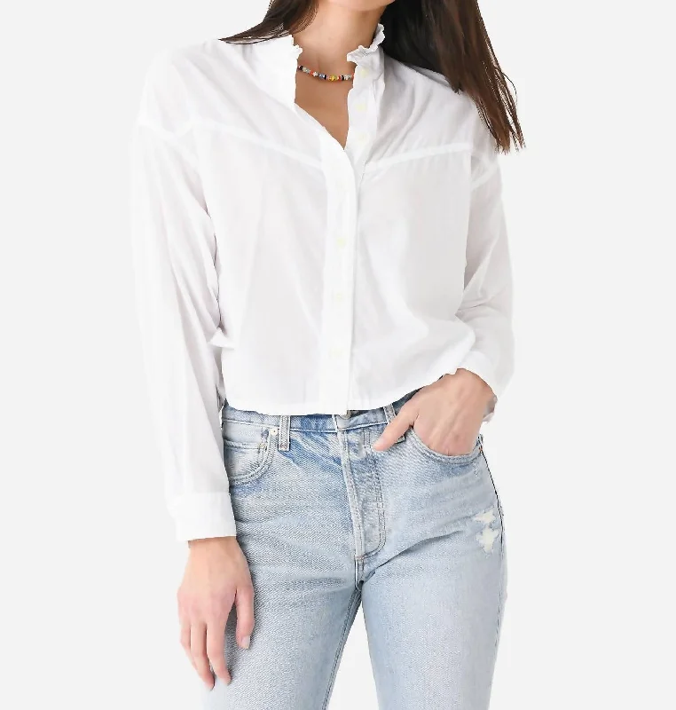 Xirena Women's Hayes Shirt In White Luxury Fashion