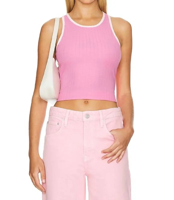 Ziva Tank In Pink Quality Wear