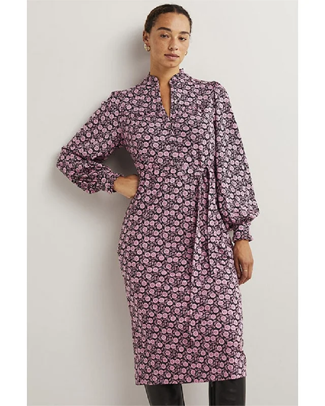 Boden Column Jersey Midi Shirtdress Chic Trend Collection