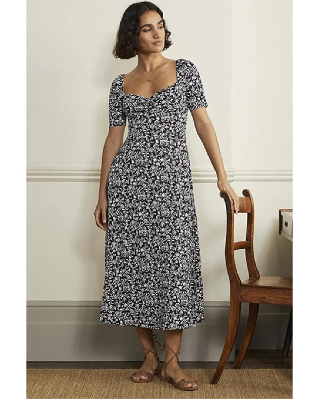 Boden Sweetheart Jersey Midi Dress Valentine's Special