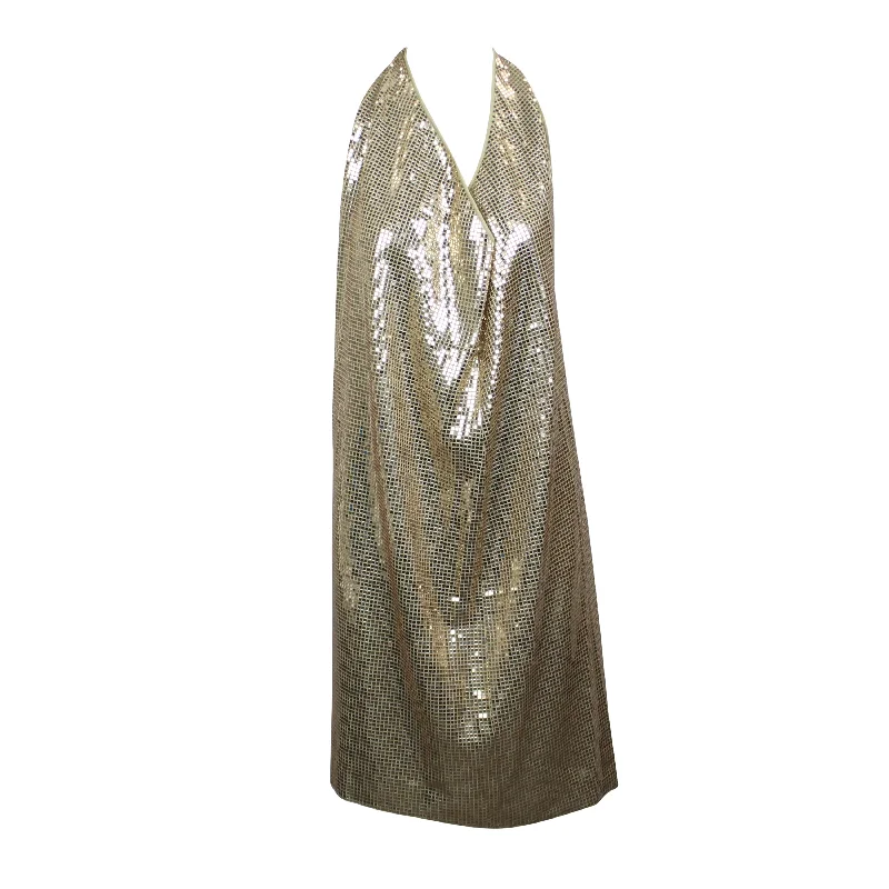 Bottega Veneta Sequin Dress - Gold Hot Sale