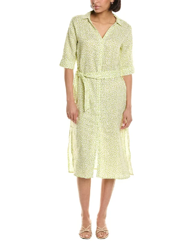 HIHO Lucy Linen Dress Classic Charm