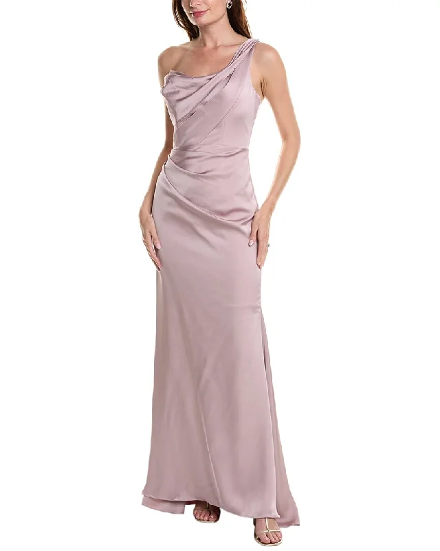 Rene Ruiz One-Shoulder Gown Clearance Sale, All Cheap