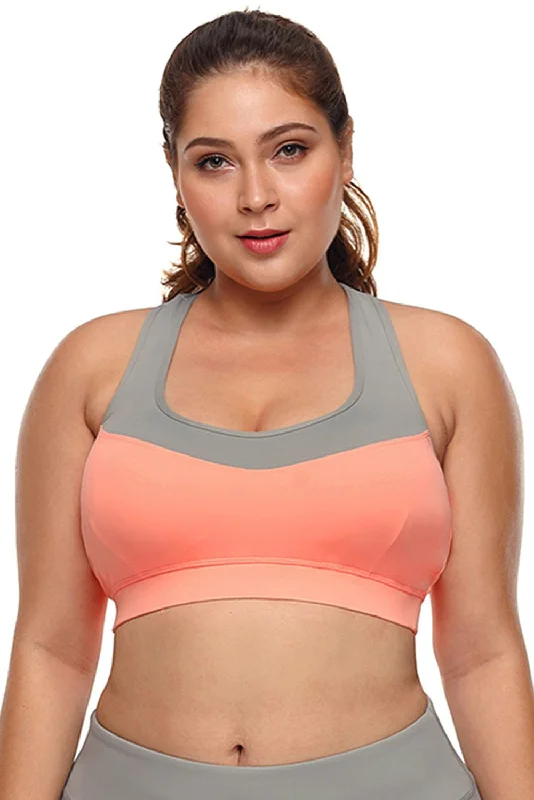 Crossed Keyhole Sports Bra Hot Trends