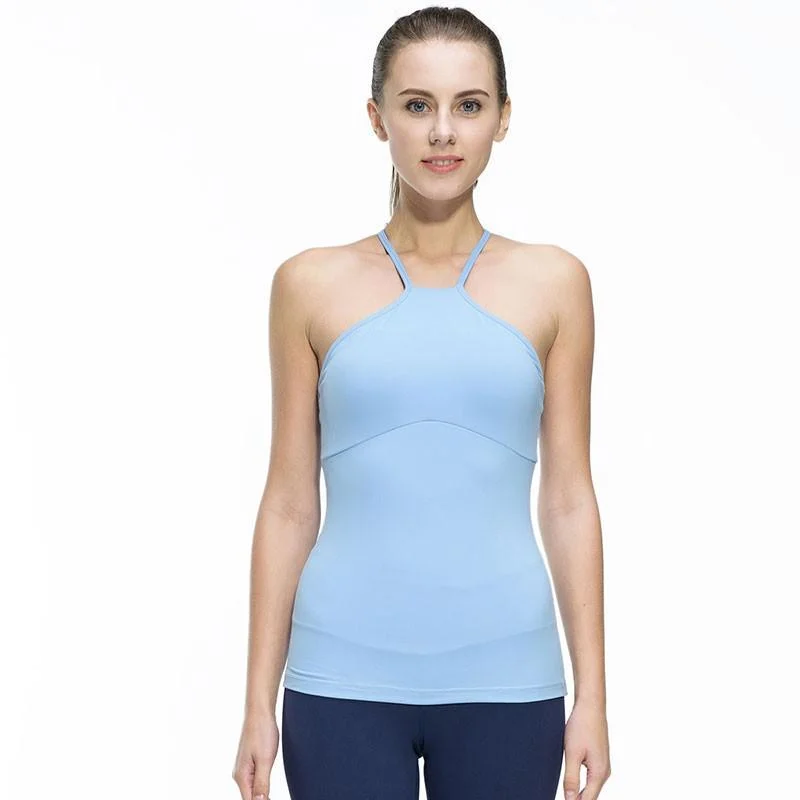 Yoga Sleeveless Vest Vibrant Femme Fashion