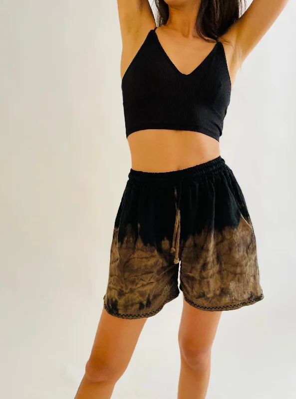 Breezy Summer Shorts -Black Fashion Forward