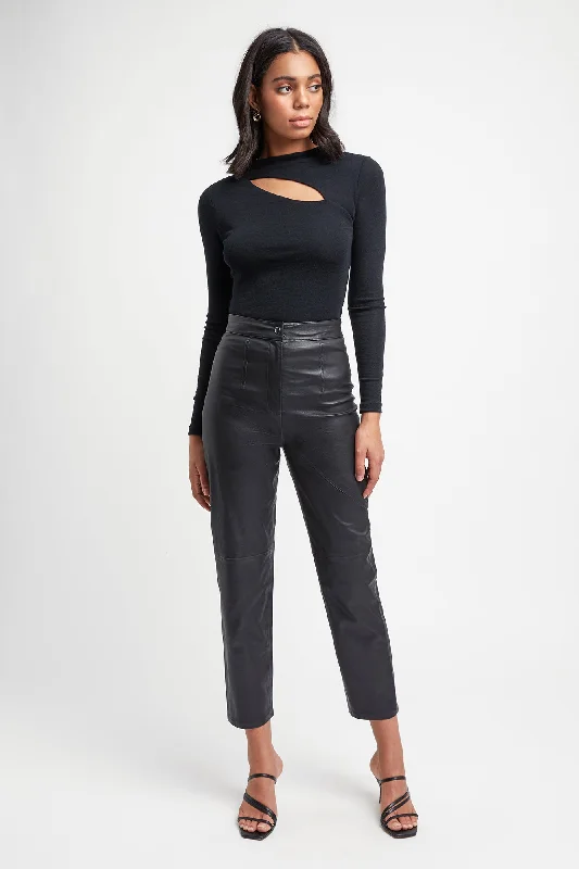 Clemence Leather Trouser Absurdly Cheap Sale