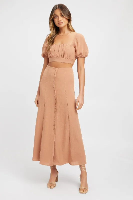 Hayman Midi Skirt Romantic Date - Night Ensemble