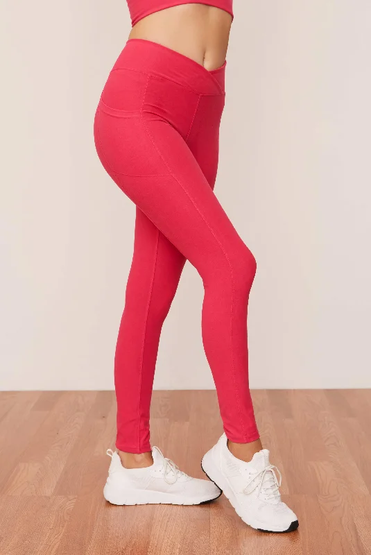 Lychee Ruched Crossover Pocket Legging Get The Latest Trends