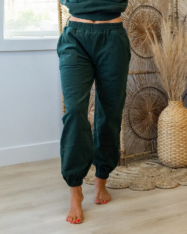 NEW! Ampersand Ave Never Better Joggers - Forest Green Fashion Sale