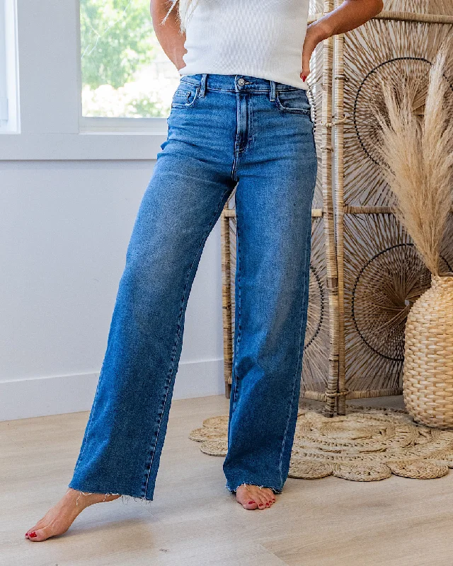 Hidden Logan Wide Leg Dad Jeans Hollywood Glam Award - Show Style