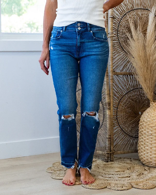 KanCan Callie Released Hem Straight Jeans Signature Style Essentials