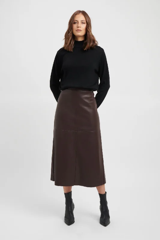 Phoenix Midi Skirt Parisian Effortless Chic Style