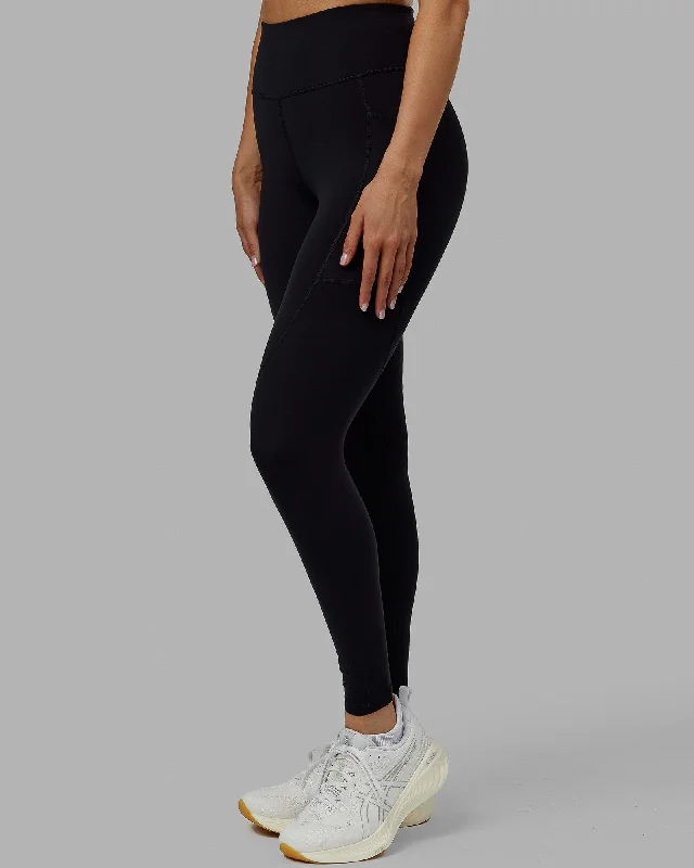 Rep No Logo Full Length Leggings - Black Fashion Frontiers