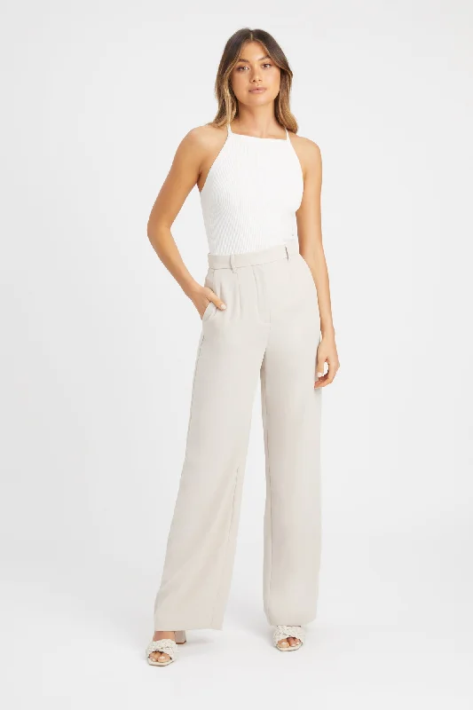 Serge Wide Leg Pants Trendy Street Style