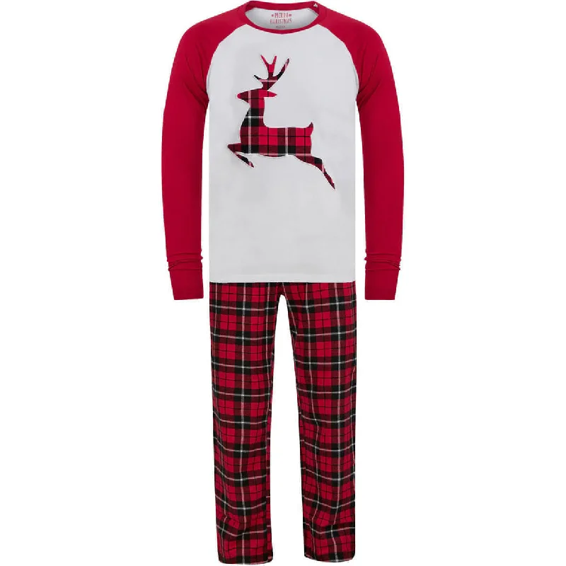 Tokyo Laundry Reindeer 2 Piece Womens Christmas Pyjama Set - Red Flash Sale, Don't Miss